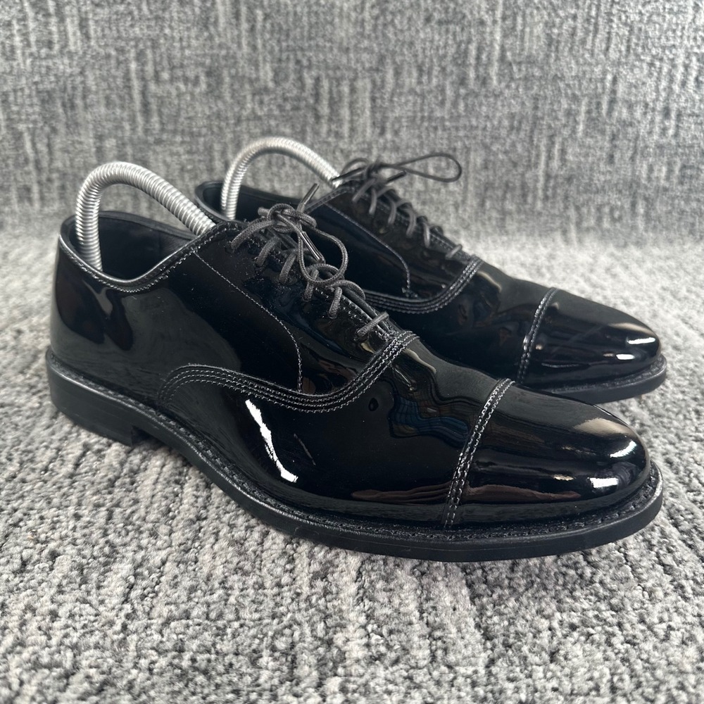 Allen Edmonds Tuxedo Shoes Men 8 D Park Avenue Black Leather Cap Toe Oxford